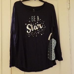 Star Sleepshirt and eyemask